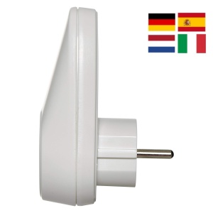 EMOS P0072 Priza, adaptor de priza Schuko cu 2 porturi USB 2100 mA, control parental, pentru calatorii, smartphone, telefon mobil, tableta, 4000 W, 250 V - Img 4