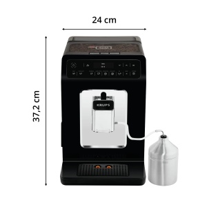 Espressor automat Krups Evidence EA8918 OLED 12 bauturi functie cappuccino negru - Img 7