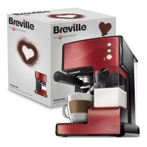 Espressor Breville PrimaLatte VCF046X 15 Bar Rosu Automat cu Spumare Lapte