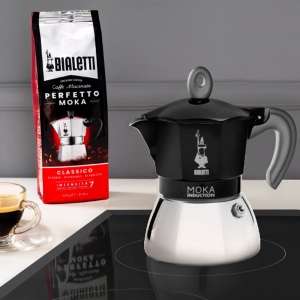 Espressor cafea Bialetti Moka Induction, 6 cesti, negru, pentru toate tipurile de plite - Img 3