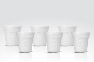Espressor cafea Bialetti Y0TZ502, 6 unitati, Porzelan, Alb, 0.09 litri