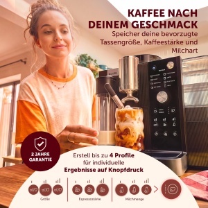 Espressor cafea Breville Prima Latte AutoLuxe, 12 setari, negru - Img 3