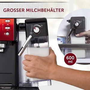 Espressor cafea Breville Prima Latte II, 15-bar, cu spumator de lapte, rosu - Img 5