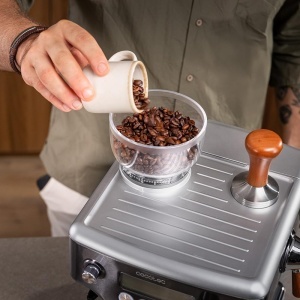 Espressor cafea Cecotec Barista Power Espresso 20 Barista Steel Grind, 2200W, 20 bar, rasnita integrata, rezervor 2,1L - Img 3