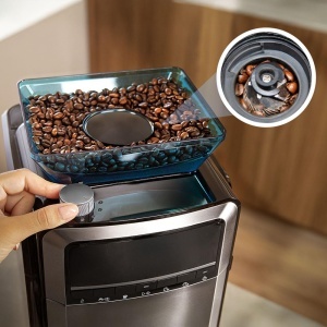 Espressor cafea Cecotec Coffee 66 Grind Brew, 1400 W, 1.5 L, 12 cesti, rasnita conica - Img 3