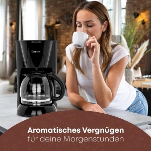 Espressor cafea Clatronic KA 3473, 12-14 cesti, 900W, negru - Img 7