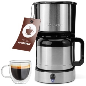 Espressor cafea Clatronic KA 3805, 1.2L, 800W, inox