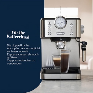 Espressor cafea DeLonghi Classic EM450.M, 15 Bar, 1.7 L, inox - Img 6