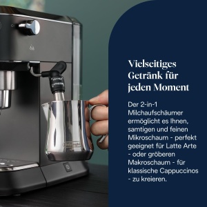 Espressor cafea DeLonghi Dedica EC685.BK, 15 bar, manual, negru - Img 6