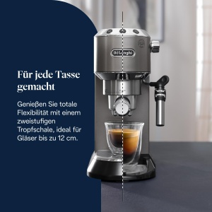 Espressor cafea DeLonghi Dedica Style EC685.TB, 15 bar, Titan, compact - Img 7
