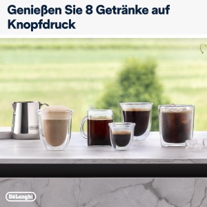 Espressor cafea DeLonghi Rivelia EXAM440.35.B, 8 bauturi, Touch-Display 3,5, Onyx Negru - Img 6