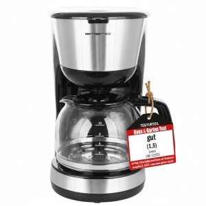 Espressor cafea Emerio CME-122933, 1.25L, 1000W, negrusilver