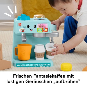 Espressor cafea Fisher-Price cu 10 accesorii, 100 melodii, multilingv - Img 4