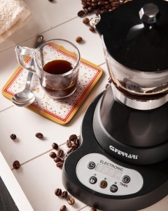 Espressor cafea G3 Ferrari G10045, 3 cesti, 400 W, negru - Img 2