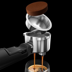 Espressor cafea Grundig KSM 8530, 1688 W, 20 bar, NegruBraun - Img 6