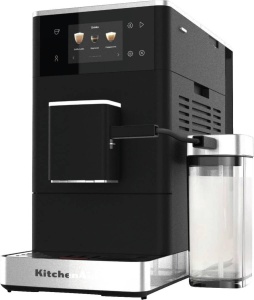Espressor cafea KitchenAid KF4, AutoMilk, 15 retete, 15-18 bar, Mattschwarz