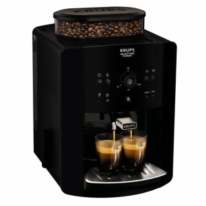 Espressor cafea Krups EA8110, 3 temperaturi, 3 mahle, negru