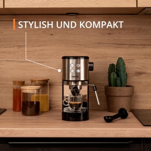 Espressor cafea Krups Virtuoso Essential, 15 bar, inox, design compact - Img 2