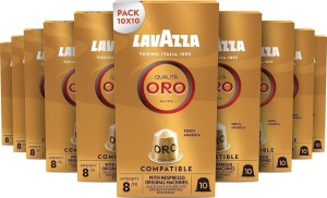 Espressor cafea Lavazza Qualita Oro, 10 capsule, 100 Arabica, gust fructat-floral