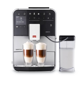 Espressor cafea Melitta Barista T Smart, 18 variante, cu sistem de lapte, argintiunegru