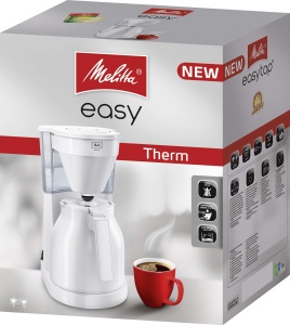 Espressor cafea Melitta Easy Therm, 8 cesti, 1080W, alb - Img 3