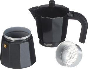 Espressor cafea Monix Vitro Noir pentru 3 cesti, aluminiu, antiaderent - Img 2