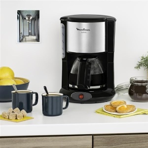 Espressor cafea Moulinex FG360811, 15 cesti, inox mat, negru - Img 5