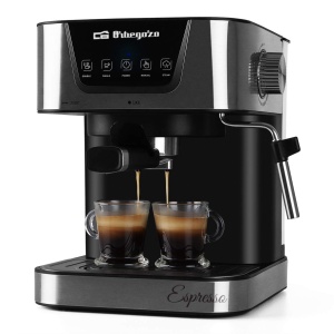Espressor cafea Orbegozo EX 6000, 20 Bar, 1.5L, 1050W, Negru