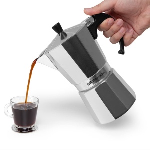 Espressor cafea Orbegozo KF 900, capacitate 9 cesti, aluminiu, ergonomic - Img 7