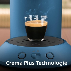 Espressor cafea Philips Senseo Original Plus, 28 plastic reciclat, culoare albastru Pavone - Img 6