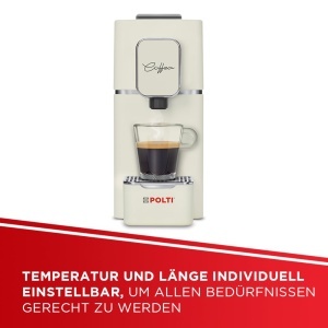 Espressor cafea Polti Coffea S15C, 0.85 L, 19 bari, compatibil E.S.E. Pads, crem - Img 4