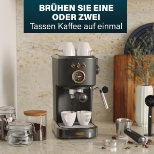Espressor cafea Princess 1100W, 20-bar, 1.2L, cu functie de incalzire a cescutelor - Img 4