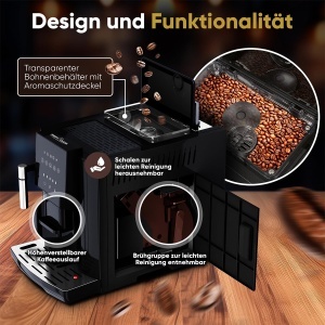 Espressor cafea ProfiCook PC KAV 1281, 1.8L, 1200W, cu functie de spumare - Img 7