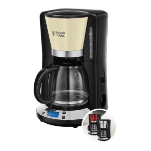 Espressor cafea Russell Hobbs Colours, 1,25 l, 1100 W, Crem