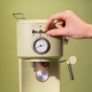 Espressor Cecotec Compact Power Espresso 20 Retro Green 1100W 20 Bar - Img 5