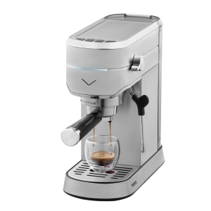 Espressor manual Vestel SESM5040 X 15 Bar inox cu spumator de lapte