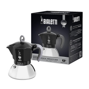 Espressor Moka Bialetti Induction 2 cesti Compatibil Inductie Negru