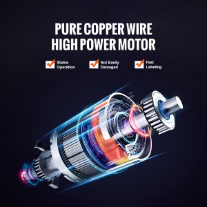 Etichetator electric VEVOR MT-50Alu-V1 pentru sticle rotunde 20-50 eticheteminut - Img 6