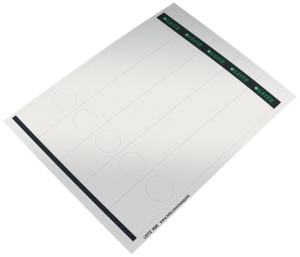 Etichete autoadezive pentru dosare Leitz 125 bucati, 39 x 285 mm, gri