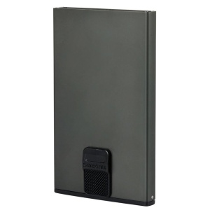 Etui pentru carduri Samsonite Alu Fit SLG, 10.2 cm, gri, cu protectie RFID
