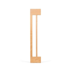 Extensie de 15 cm pentru gard de siguranta hauck Clear Step Easyclose Eco, din lemn de fag
