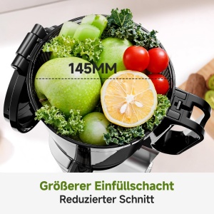 Extractor de sucuri AMZCHEF SJ-036, 250W, 1,8L, argintiu - Img 2