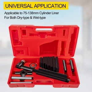 Extractor manual de bucse cilindru VEVOR K05T, dimensiuni 75-138 mm, otel rezistent - Img 2