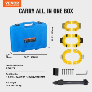 Extractor pentru arcuri VEVOR XC4027A 4500 kg, 3 brate, 65-325 mm - Img 7