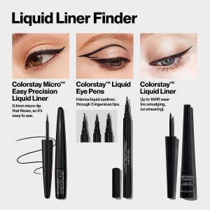 Eyeliner lichid Revlon ColorStay Micro, negru, 1.7 ml, aplicare precisa - Img 6
