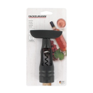 Fackelmann Easy Tirbuson Plastic Negru sau Alb Maner Ergonomic Spirala Antiaderenta - Img 6
