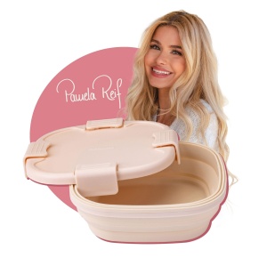 Fackelmann Snacking Box 700ml Pastell Beige Faltabila Sistem Click