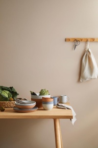 Farfurie Thomas Clay 27 cm, Culoare Portocalie, Design Rustic - Img 5