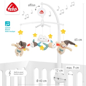 Fehn Music Mobile Bruno 060249 Jucarie muzicala pentru bebelusi 0-5 luni - Img 4