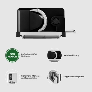 Feliator electric Ritter Icaro 5, compact, negru, made in Germany - Img 3